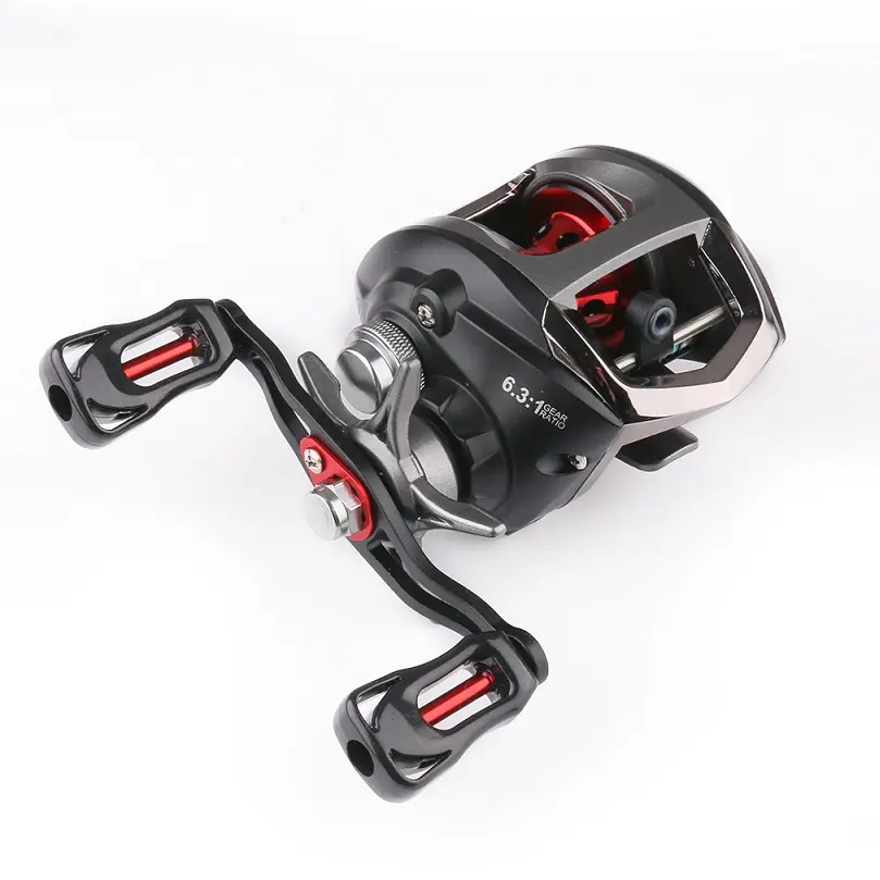 Haroi LP Magnetic 12+1BB 6.3:1 Carretilha Pesca Bait Cast Reel Fishing Casting Fishing Reel