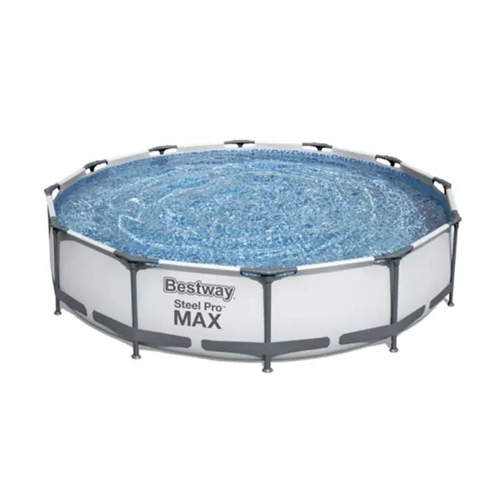 Bestway 56416 wholesale adult steel pro frame pool Folding stable water game swim pool plastic swimming pool