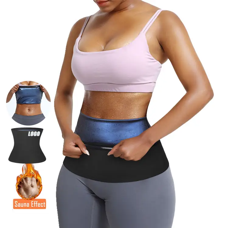 wholesale plus size women sweat boneless waist trainer neoprene slimming belt