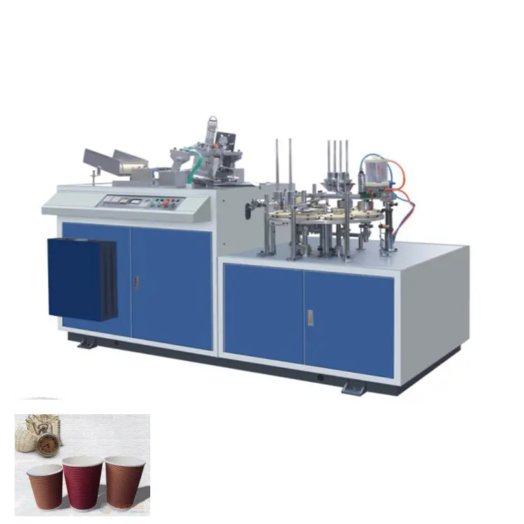 Машина для изготовления бумажных стаканчиков с двойными стенками, машина для изготовления бумажных стаканчиков