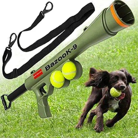 Pet Training Throw Fetch Paly Outdoor Thrower Tennis Ball Launcher Tennis Ball Toy Automatic Dog Ball Launcher