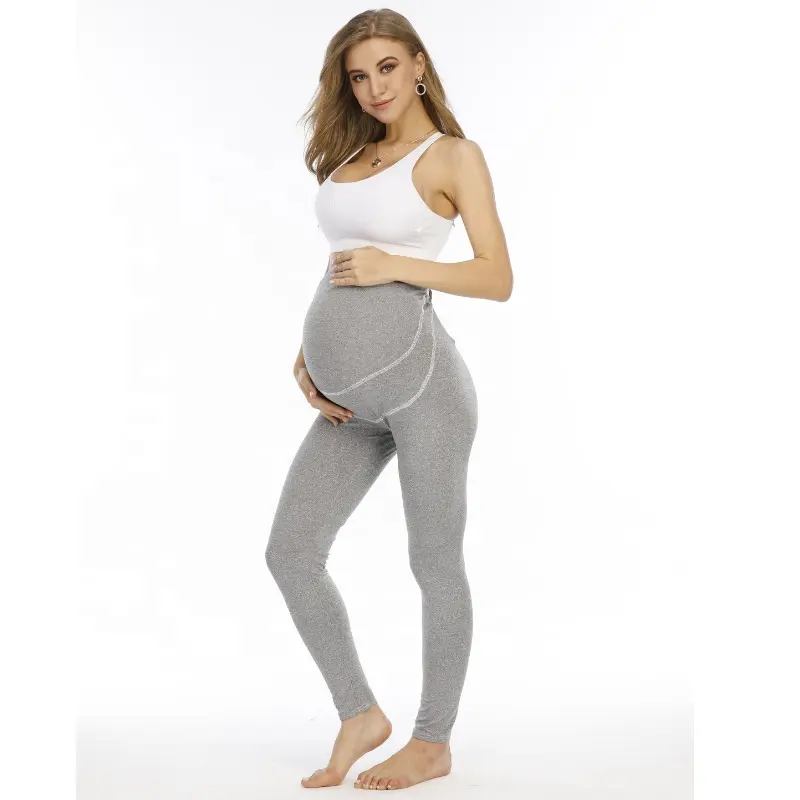 Amazon Hot Sales Maternity Leggings Pants Pregnancy Leggings for Pregnant Women