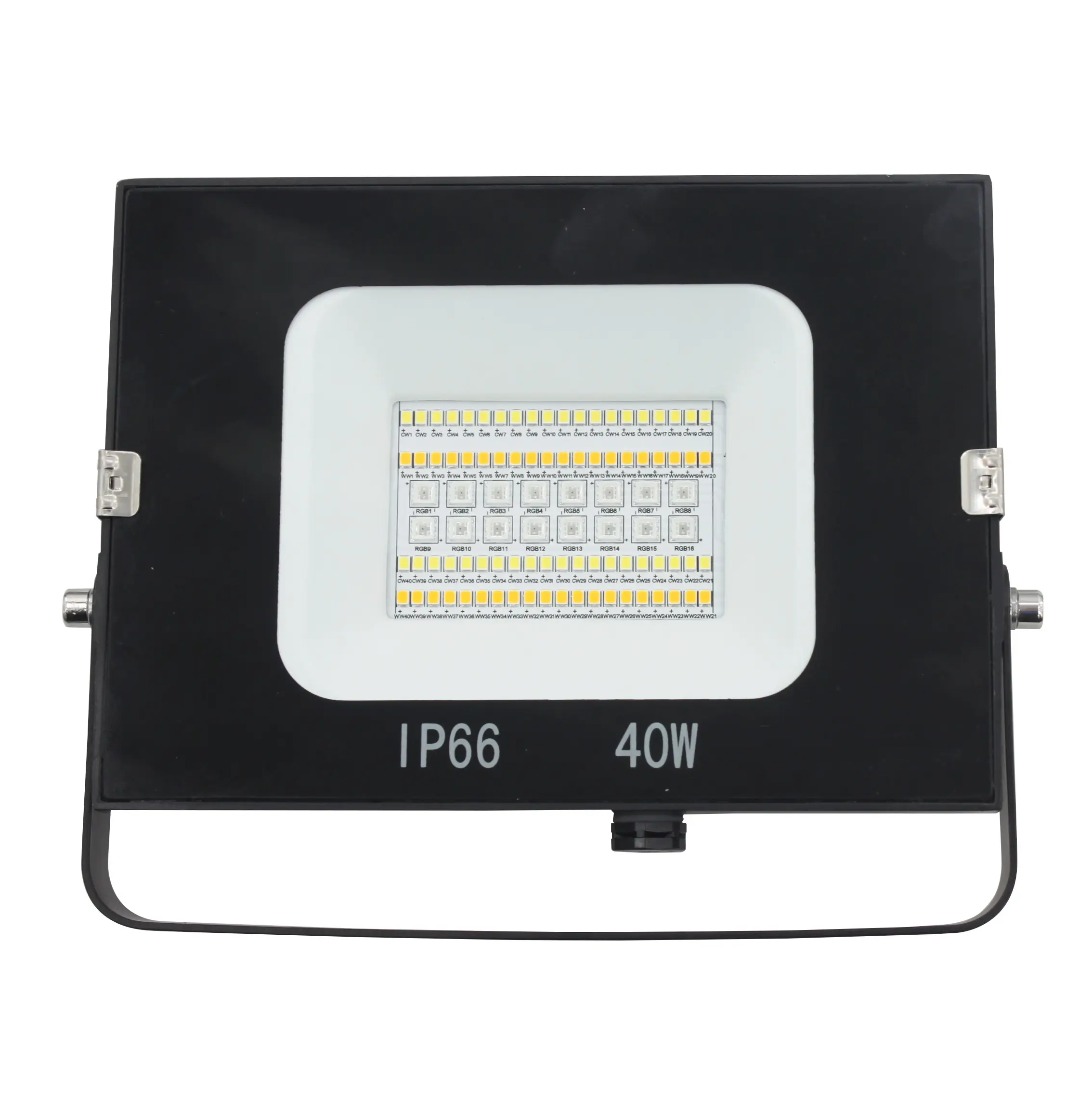 IP66 IK08 Wi-Fi управление приложением RF пульт дистанционного управления RGB + CCT(2700-6500K) умный Светодиодный прожектор 40 Вт прожекторы
