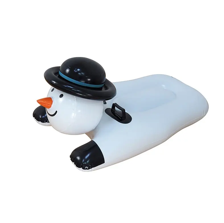 Wholesale durable Two handles Heavy duty Ski Inflatable Snowman Snow Sledding tube