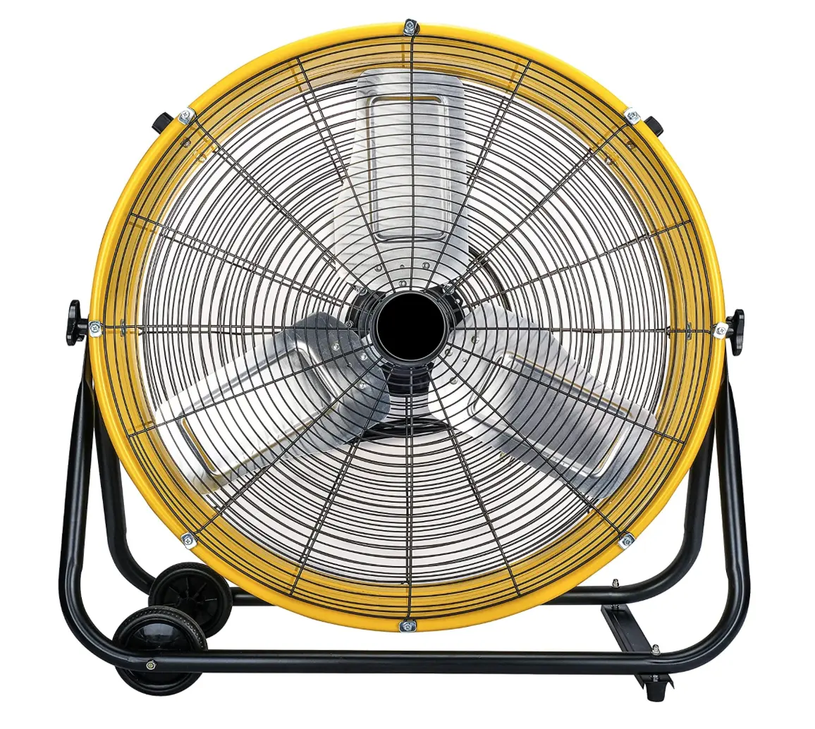 Commercial Industrial Drum Fan 24 Inch 30inch High Velocity Metal Electric OEM Floor Ventilation Fan Free Spare Parts 24/30 Inch