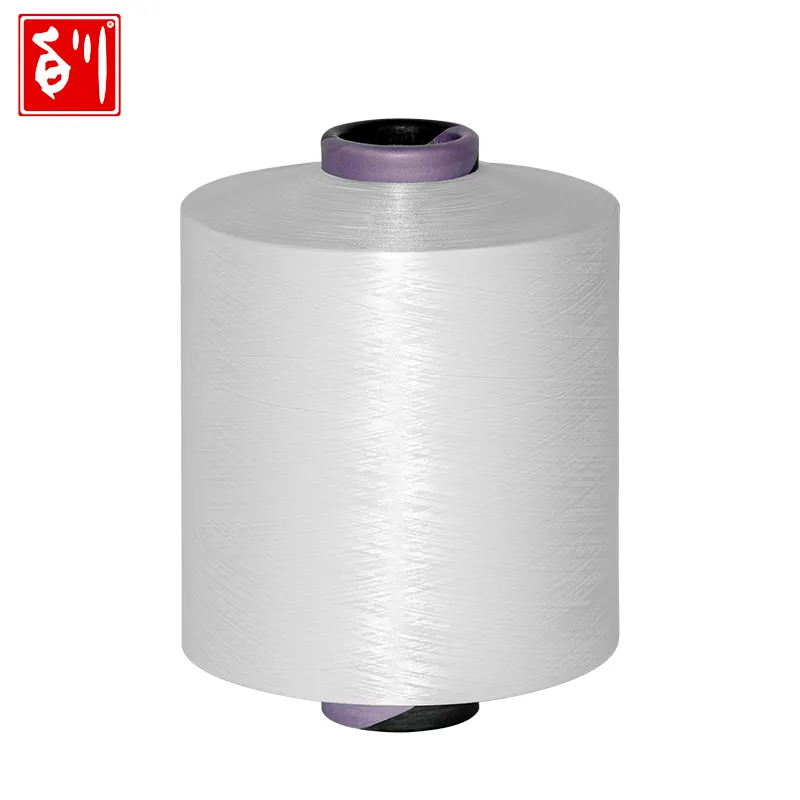 Baichuan 150D/48F/2 HIM polyester DTY with GRS certificate recycled yarn 20/2