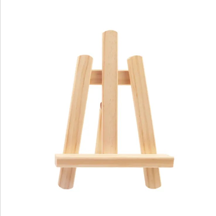 2022 14*20cm small pine wood tabletop display easel for painting