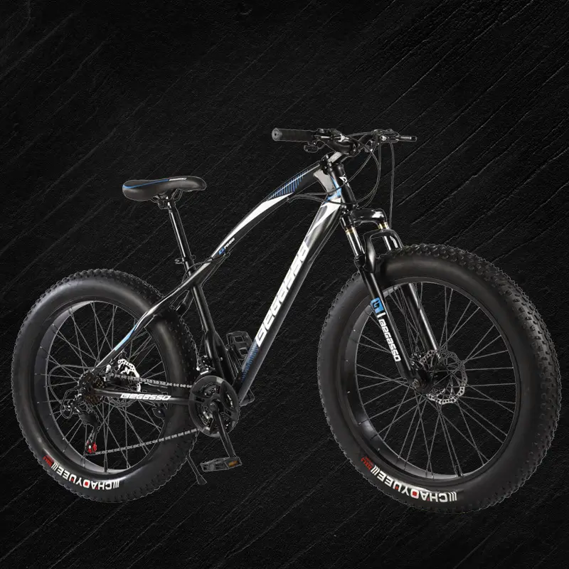 Китайский завод поставки OEM полная Подвеска 24 26 дюймов толстые шины углеродный велосипед горный велосипед купить оптом Китай 26-дюймовый толстый велосипед