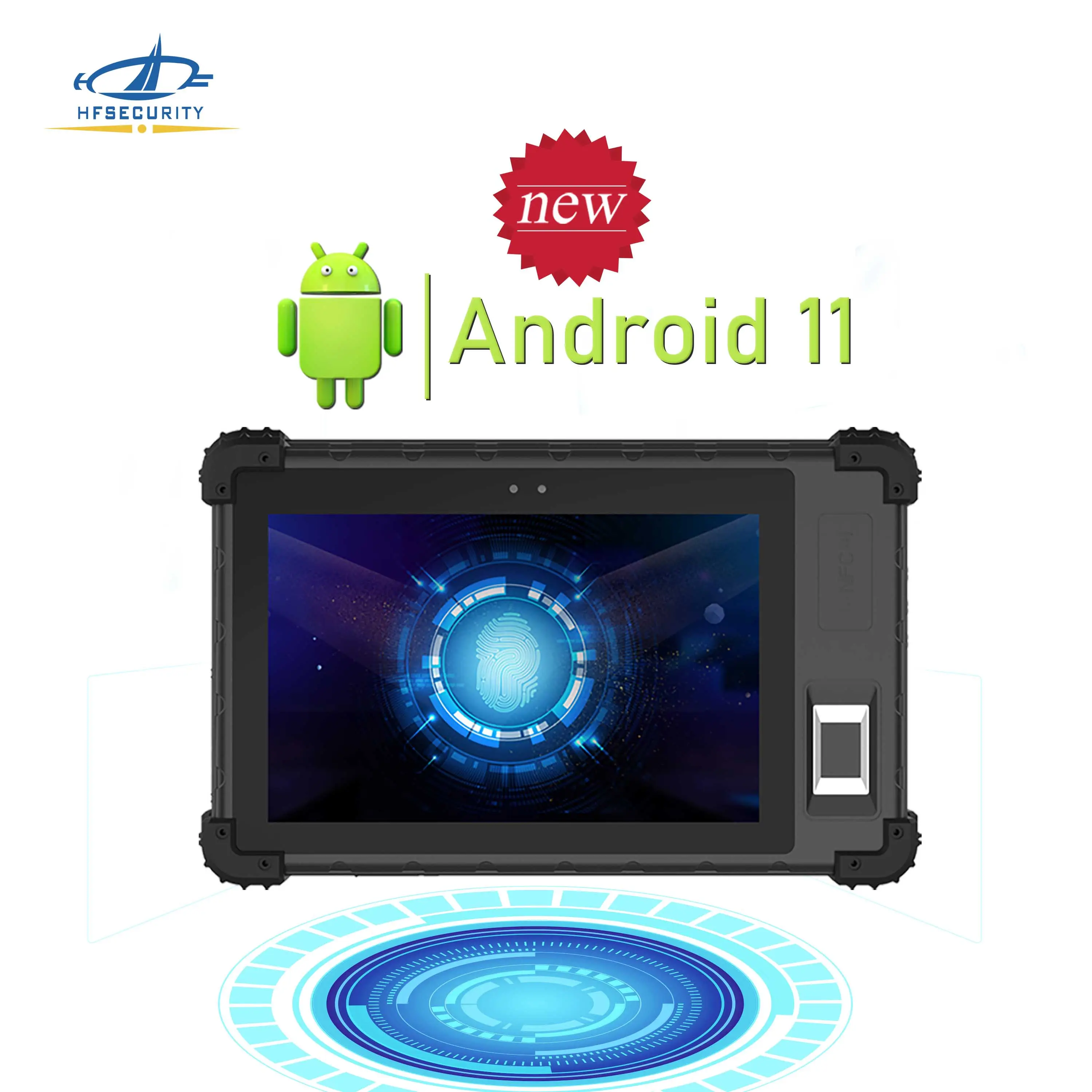 FP08 Tablet PC Manufacture 8 inch Rugged Shockproof IP68 4G industrial fingerprint Tablet for registration