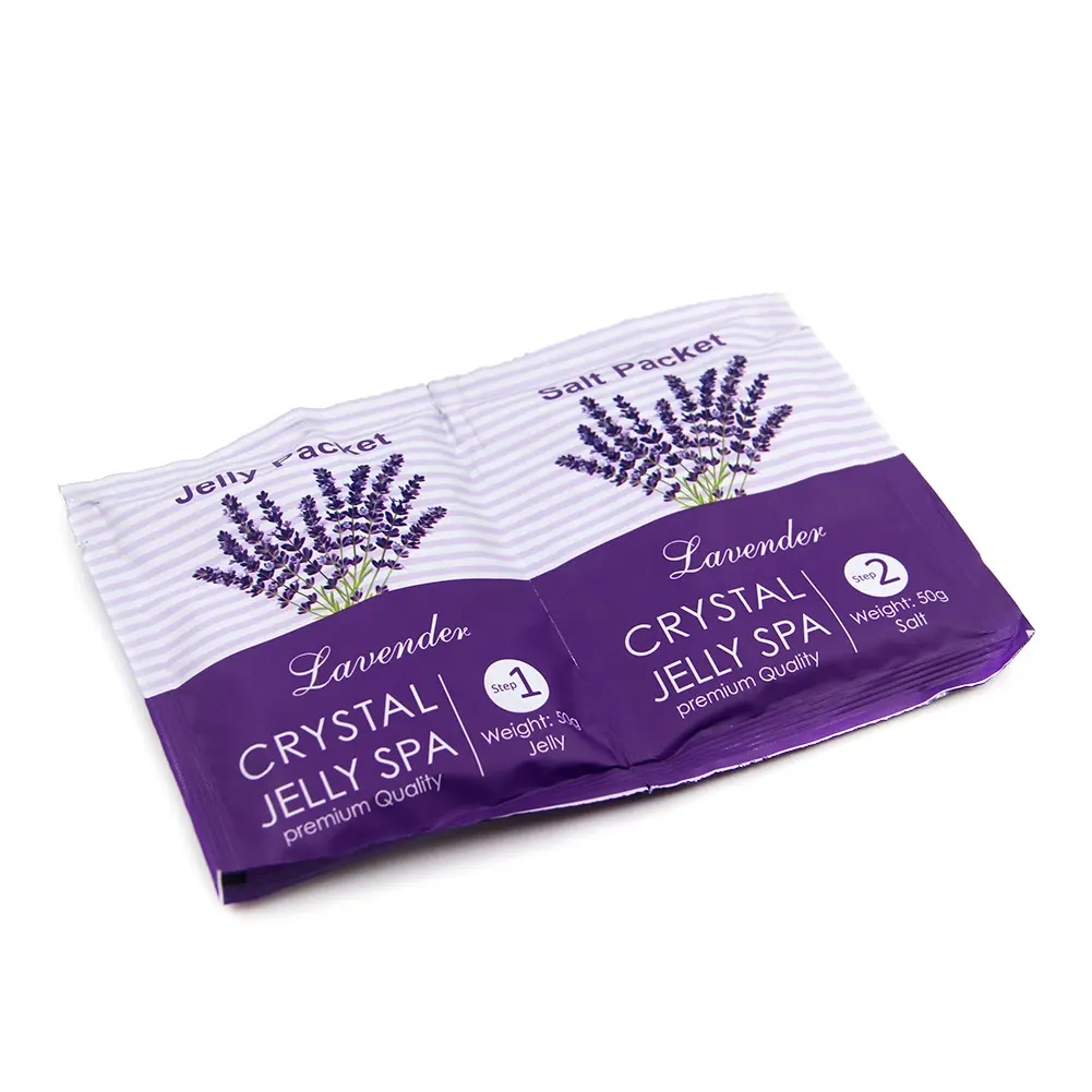 Private Label Wholesale 50g 50g Magical Moisturizing And Whitening Tendering The Skin Powder Crystal Jelly Foot Bath SPA
