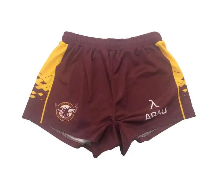 Wholesale Cheap custom AFL football rugby shorts training playing footy shorts