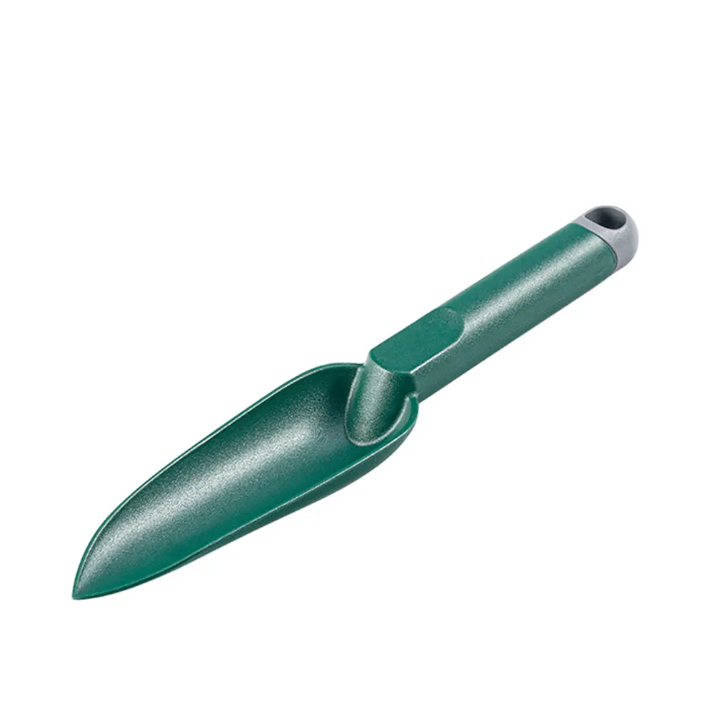 Mini plastic narrow garden tools hand digging shovel green oem