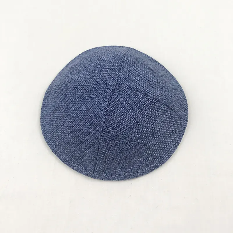 Льняная Кепка Kippah для мужчин и детей, кепка для празднования юdaical Yarmulke