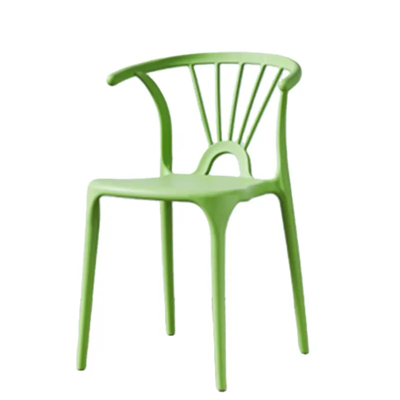 High Quality Home Furniture Modern Design China Factory Plastic Chair Dining Room PP Seat Plastic Dining chairs