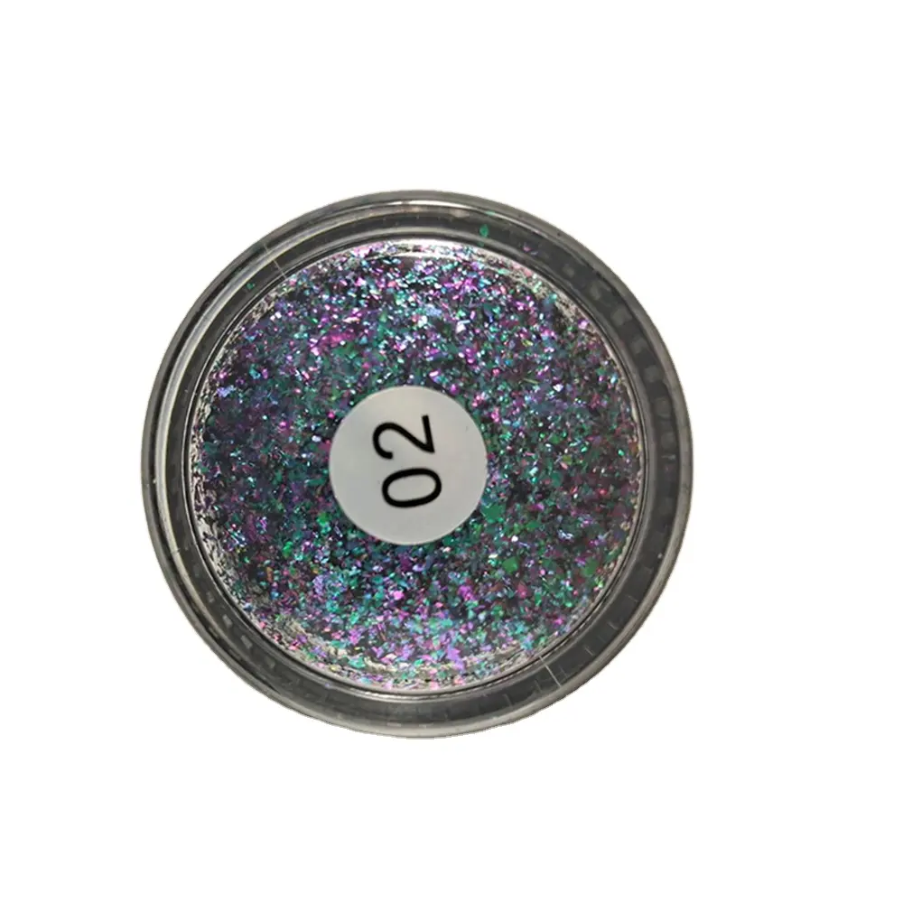 12 Colors Glitter Color Change Thick Eyeshadow Powder Private Custom Make-up Bulk Wholesale