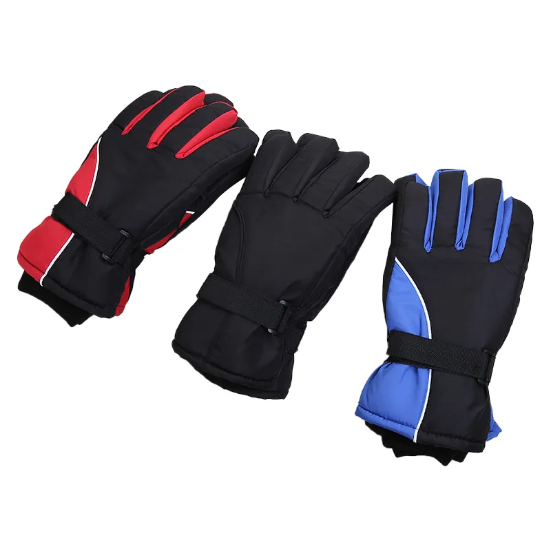 Winter outdoor skiing cycling mountaineering warm gloves knit full finger men's cold-proof waterproof gloves wholesale