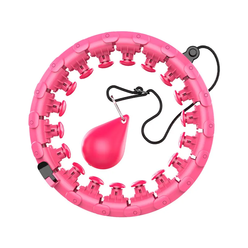 High Quality Adults Exercise Slimming Smart Weighted Detachable Hula Ring Intelligent Hoola Hoops Fitness With Counting
