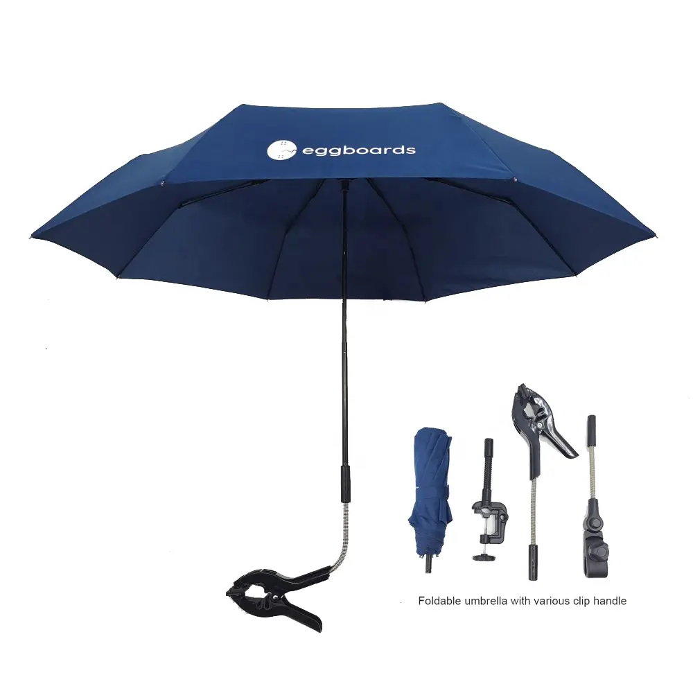 All Position Foldable Sport-Brella Versa-Brella Baby Carriage Chair Stroller Umbrella with Clamp