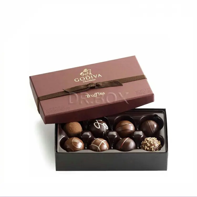Подарочная упаковка, Персонализированная Коробка для шоколада, клубника, сладкая с окном