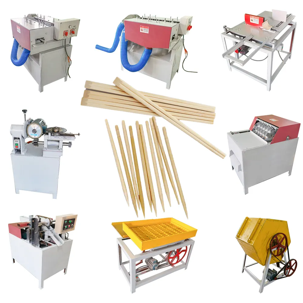 toothpick production line Bamboo chopsticks toothpick making machine  for sale  wooden toothpick making machine price