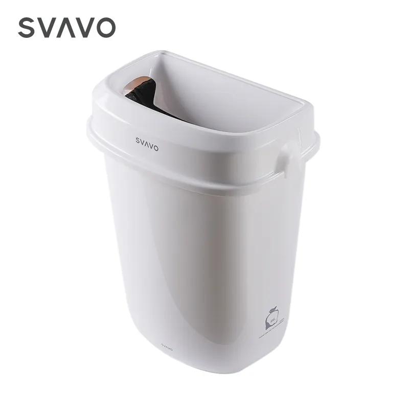 Plastic PP 32 Liter Sanitary Trash Can Good Quality Hanging Kitchen Restaurant Office Hospital Waste Bin Plastic