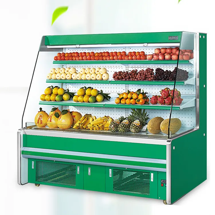 Морозильная камера и охладитель для напитков в супермаркете, охладитель для овощей