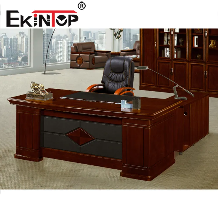Офисная мебель руководителя, офисный стол в античном стиле