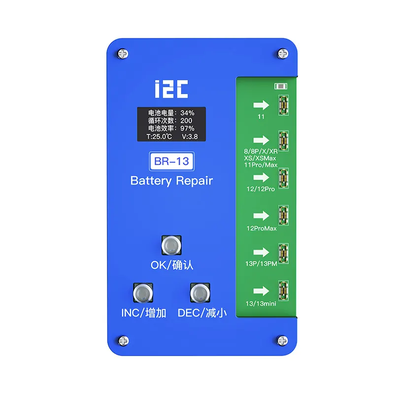 i2C Battery Repair Programmer for 11 12 Promax 13 13ProMax Battery Pop Ups Widows Error Health Warning Removing