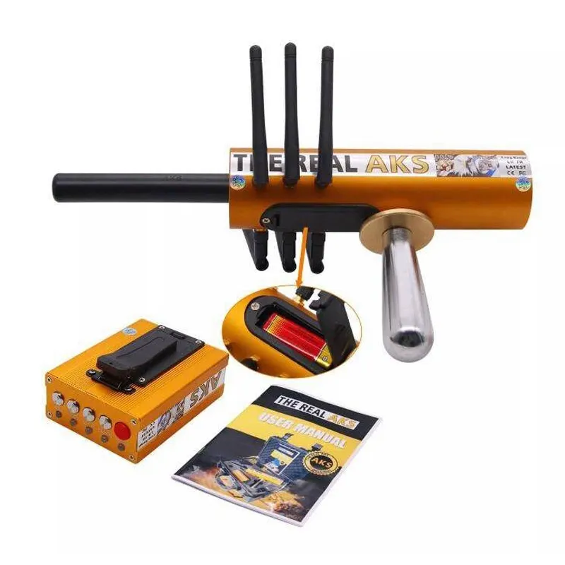 The Real AKS High Sensitivity Metal Detector Long Range Diamond Detecting Gold Finder