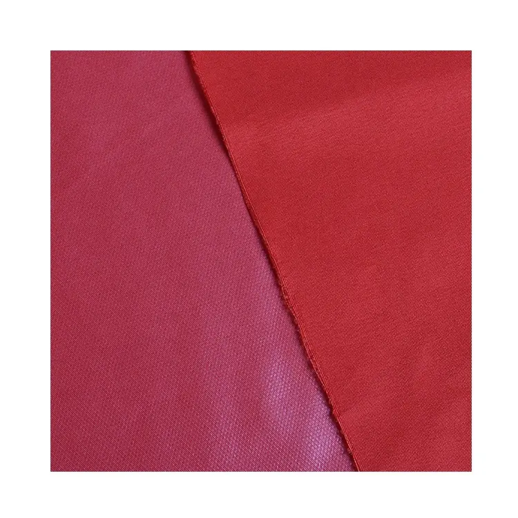 Chinese Supplier Transparent TPU Film Coated Waterproof 100% Polyester 75d*150d Plain Peach Skin Velvet Fabric