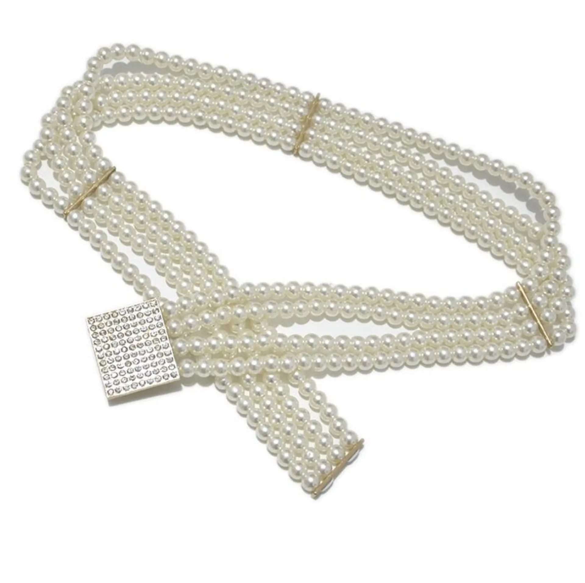 Wholesale Dainty Inlaid Crystal Beaded Belts