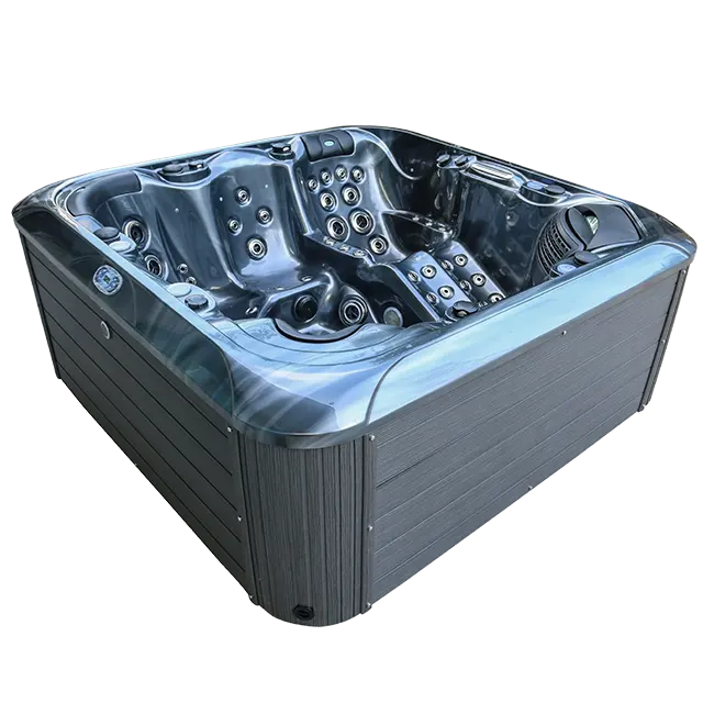 Outdoor Whirlpool Spa Springfield WHITE with Massage jets + Heating + Ozone Disinfection for 4 persons