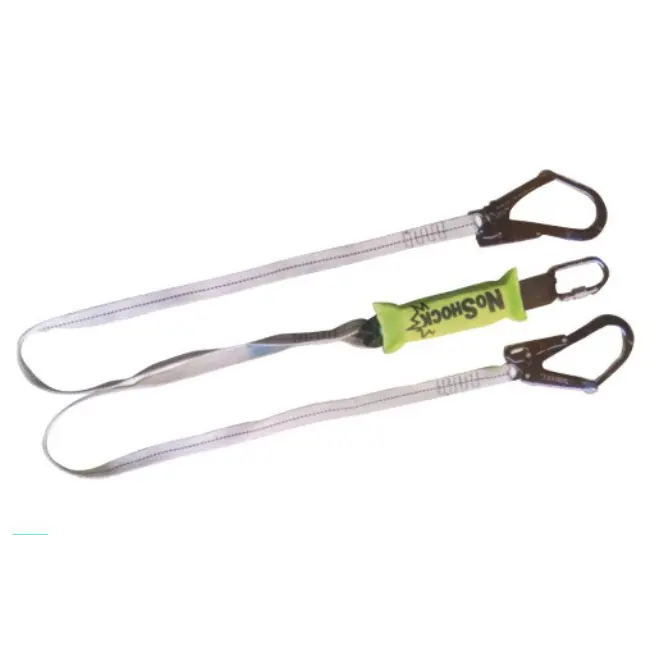 Factory Wholesale Strong And Durable Non-impact Two-legged Lanyard With Big Hook And Safety Lanyard