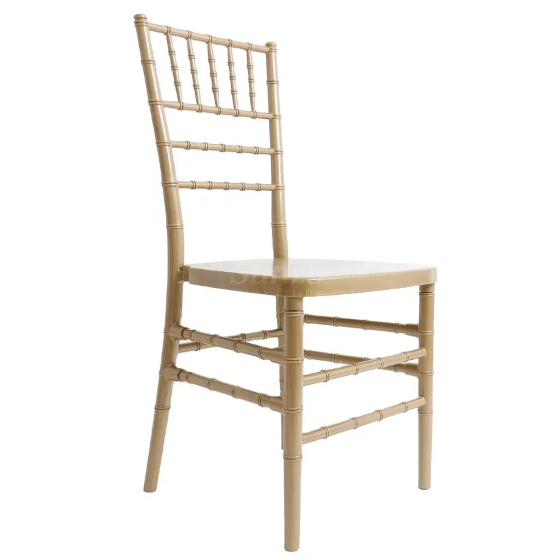 Оптовая продажа, недорогие свадебные стулья Тиффани, золотой Штабелируемый стул Chiavari для продажи