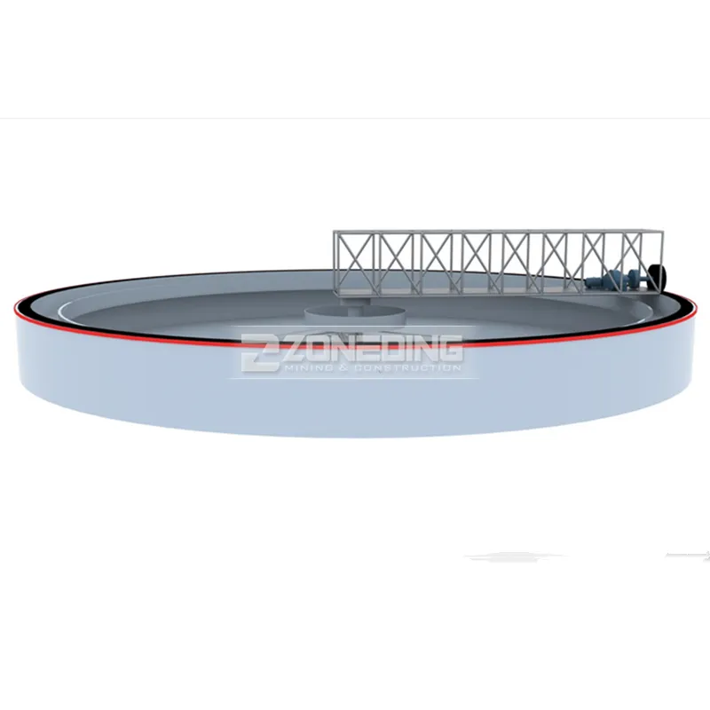 Wastewater Treatment Gravity Sludge Thickener with Belt Filter Press Design