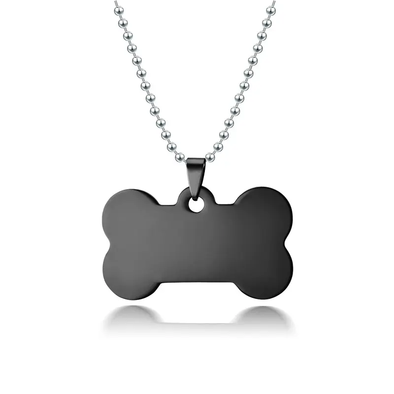 Wholesale Stainless Steel OEM Pet Id Dog Tag With Chain