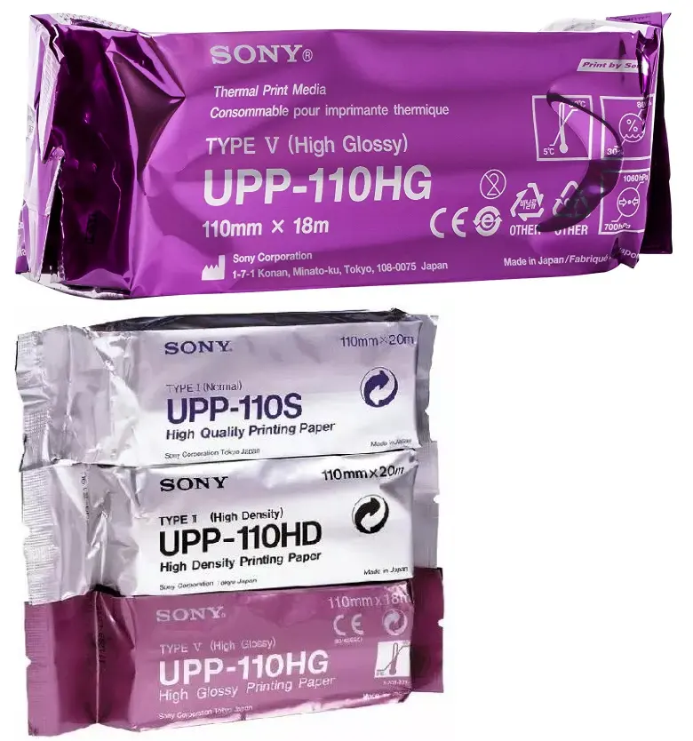 Original Ultrasound Thermal Paper Roll UPP-110HG 110S for Sony printer