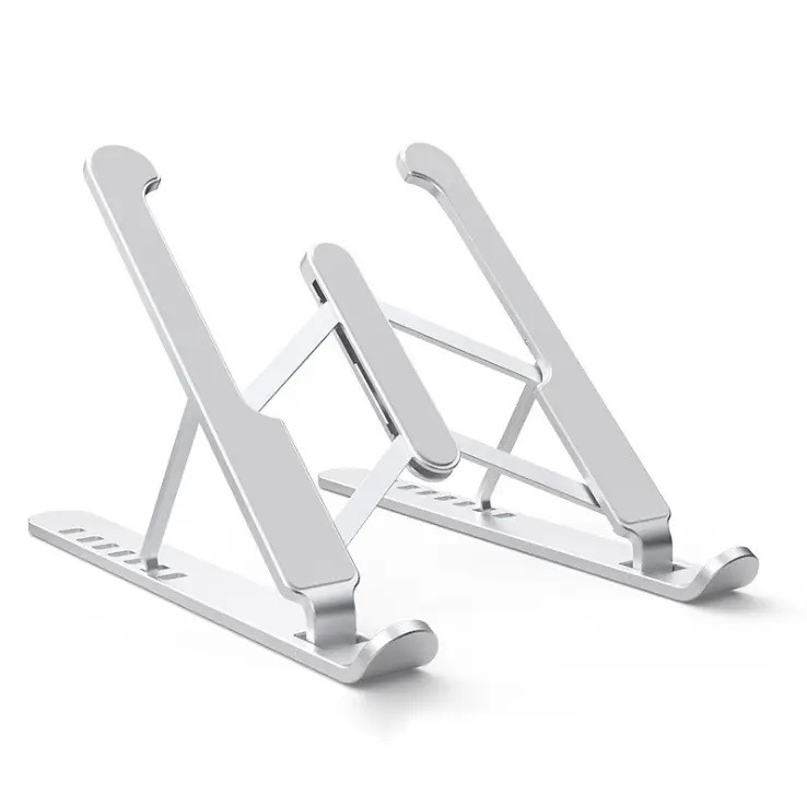 Adjustable Holder For Notebook And Tablet For Desk Ergonomic Laptop Stand Aluminium Foldable