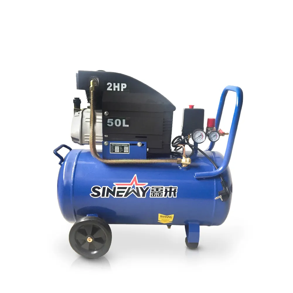 Chinese professional factory cheap 50L piston electric portable direct air compressor