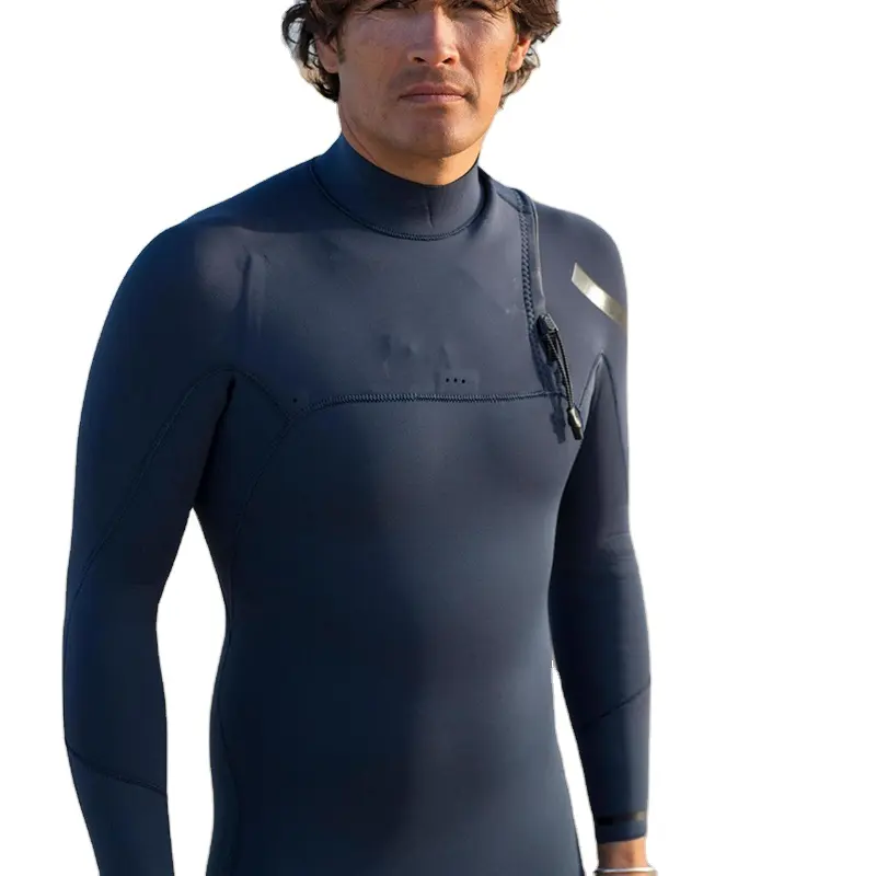 Мужской неопреновый гидрокостюм 3/2 мм без молнии, водонепроницаемый Быстросохнущий купальный костюм из известняка без застежки, полный купальный костюм для дайвинга
