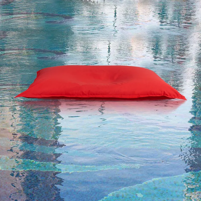 Современный дизайн, прямоугольное водонепроницаемое плавающее кресло-мешок для кровати, большая подушка, водяной стул