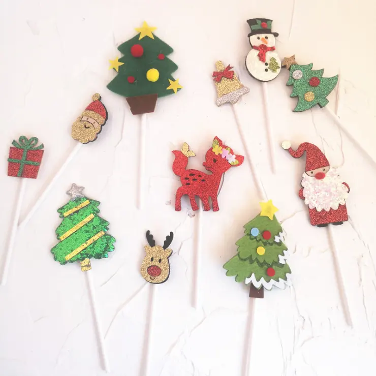 Bestselling New Style Christmas Tree Party Cake Decoration Cake Topper