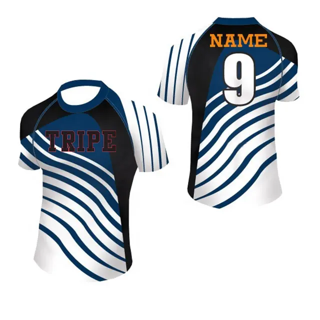Jersey Sublimated Rugby League Custom New Zealand Cheap Rugby Jersey Sublimated Rugby League