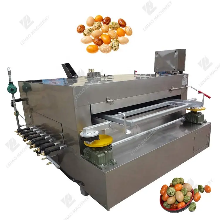 Cheap 100kg per hour coated vibration roaster machine for short production time