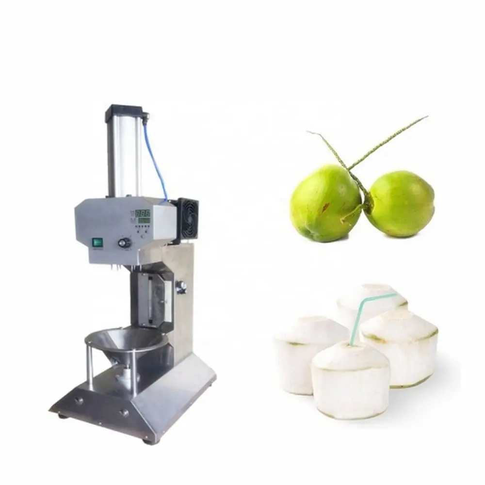 New type coconut peeling and trimming machine