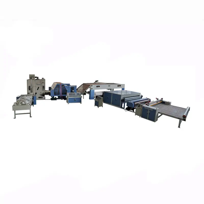 Autorun Bedding Machine Quilt Filling Wadding Production Line