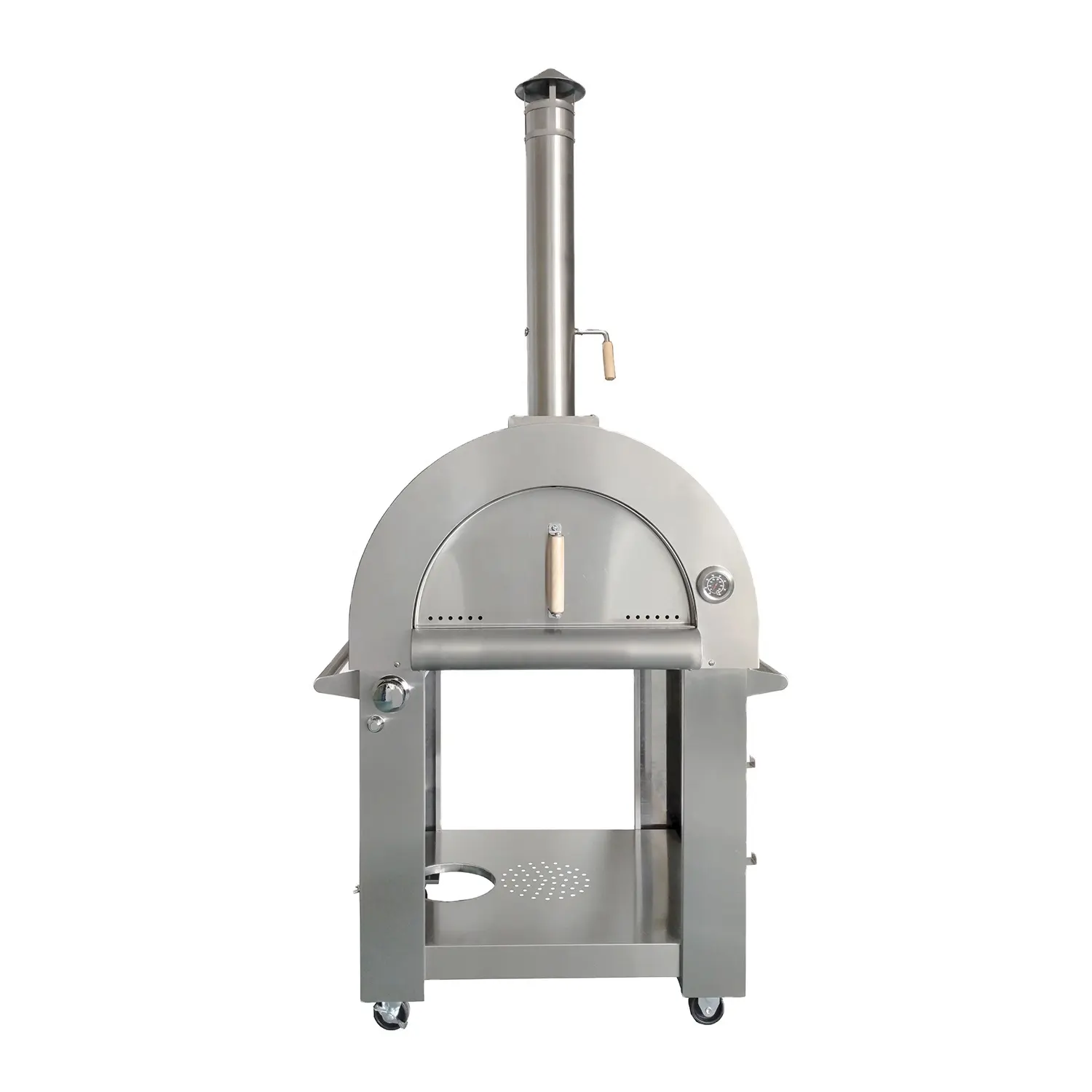 outdoor 0.48 m2 cooking area wood fired pizza oven