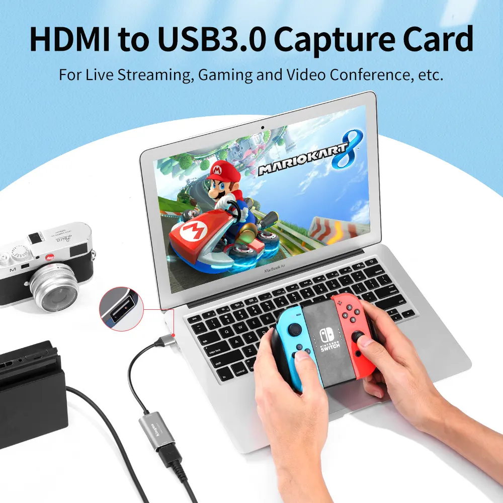 KingMa HDMI To USB-A 3.0 Video Capture Card 4K 1080p Device For Gaming Streaming Live Broadcasting