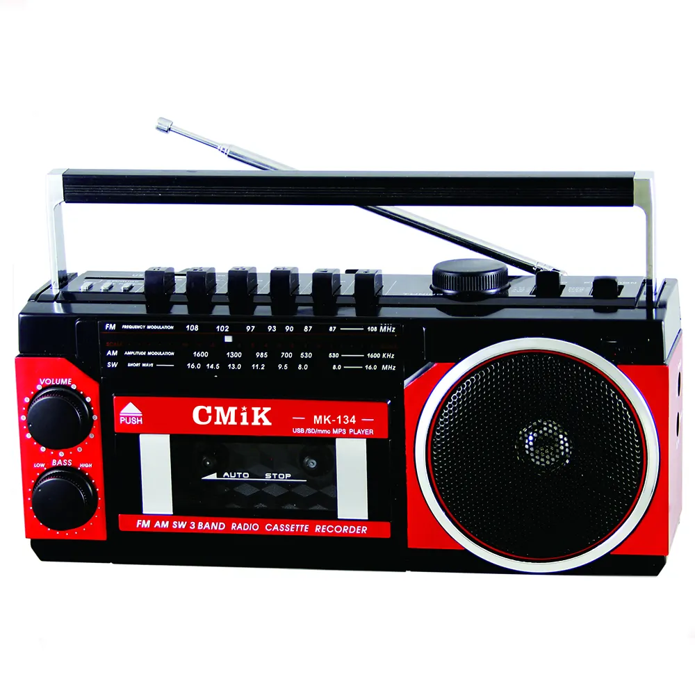 cmik mk-134 shortwave antique long range old vintage other am fm sw usb tf blue tooth cassette record home portable radio