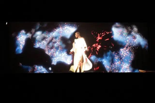 Голографический сетчатый экран проектора holo марля для потрясающего голографического модного шоу